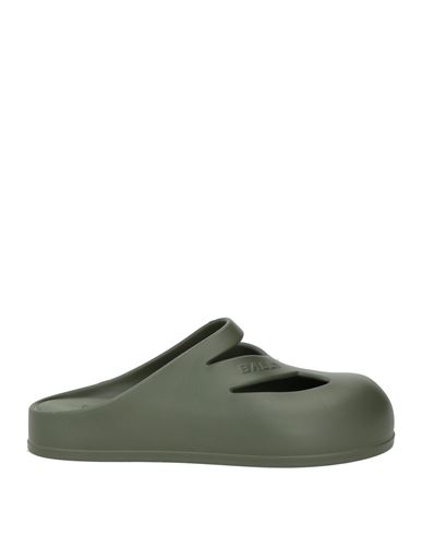 Bally Woman Mules & Clogs Sage Green Size 12-13 Rubber In Green