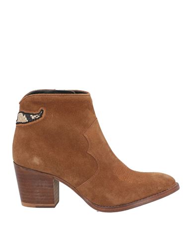 ZADIG & VOLTAIRE ZADIG & VOLTAIRE WOMAN ANKLE BOOTS CAMEL SIZE 6 LEATHER 