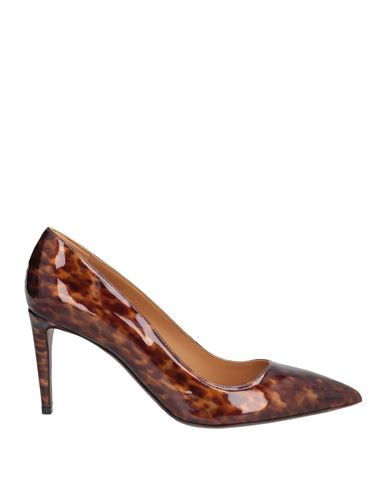 Ralph Lauren Collection Woman Pumps Brown Size 7.5 Leather