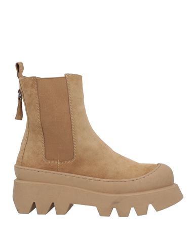 Tosca Blu Woman Ankle Boots Sand Size 11 Leather In Brown