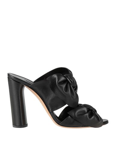 Casadei Woman Sandals Black Size 8 Leather In Black