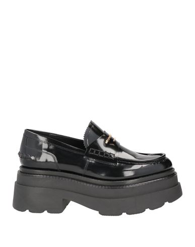 Alexander Wang Carter Patent-leather Platform Loafers In Black