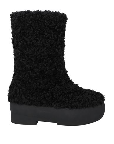 Gia Borghini Woman Ankle Boots Black Size 7 Textile Fibers In Black