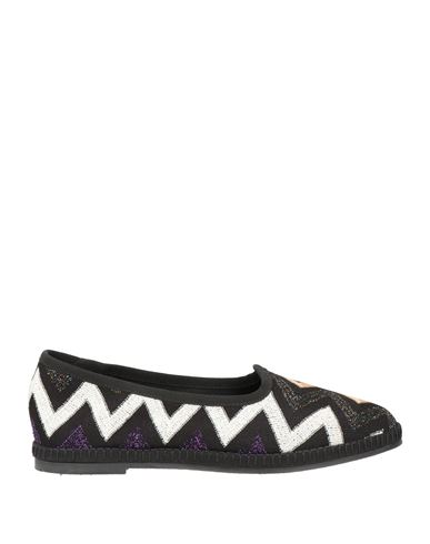 Missoni Woman Loafers Black Size 8 Textile Fibers In Black