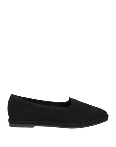 MISSONI MISSONI WOMAN LOAFERS BLACK SIZE 5 TEXTILE FIBERS 