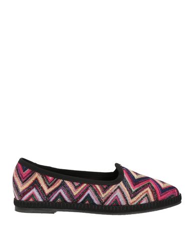 MISSONI MISSONI WOMAN LOAFERS FUCHSIA SIZE 7 TEXTILE FIBERS 