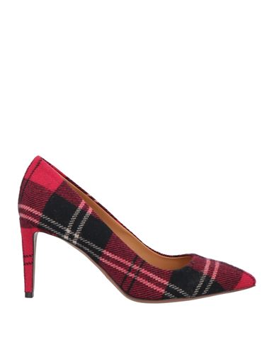Polo Ralph Lauren Ralph Lauren Collection Woman Pumps Red Size 8 Textile Fibers In Red