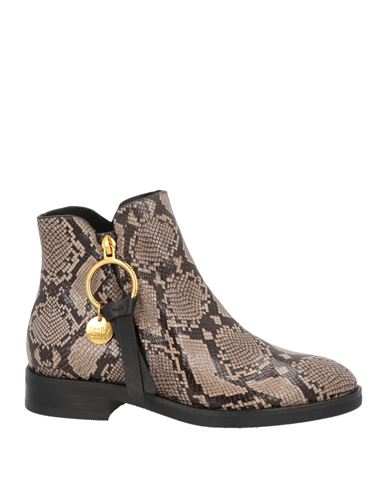 Isabel Marant Woman Ankle Boots Dove Grey Size 5 Leather In Grey