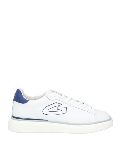 Alberto Guardiani Man Sneakers White Size 9 Leather In White