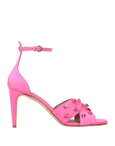 Redv Red(v) Woman Sandals Fuchsia Size 6 Textile Fibers In Pink