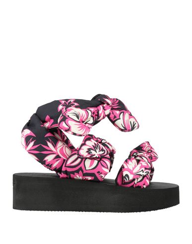 Redv Red(v) Woman Sandals Black Size 6 Textile Fibers In Black