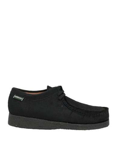 Sebago Woman Lace-up Shoes Black Size 8 Leather In Black