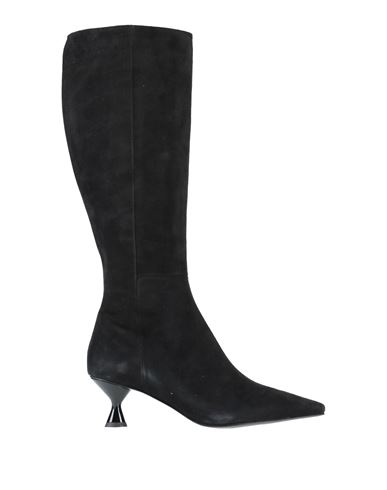 Baldinini Woman Boot Black Size 5 Leather In Black