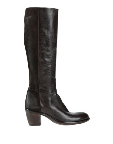 Rocco P . Woman Boot Dark Brown Size 8 Leather In Brown