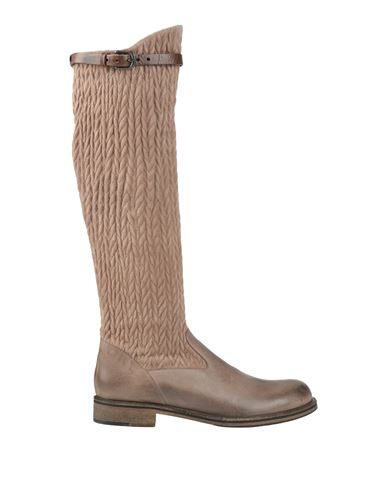 Henry Beguelin Woman Boot Dove Grey Size 9.5 Leather In Grey