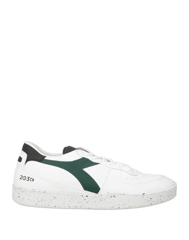 Diadora Heritage Man Sneakers White Size 8.5 Leather In White