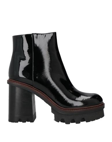 Agl Attilio Giusti Leombruni Agl Woman Ankle Boots Black Size 8 Leather In Black