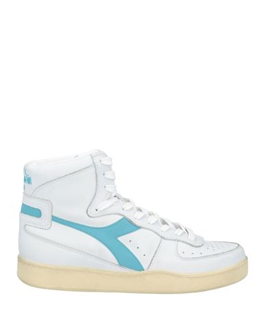 Diadora Heritage Man Sneakers White Size 8.5 Leather In White