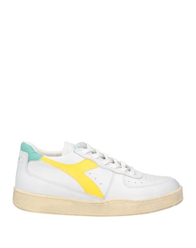 Diadora Heritage Man Sneakers White Size 8.5 Leather In White