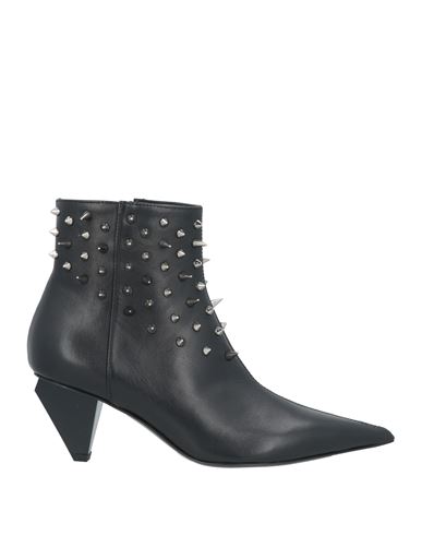 Agl Attilio Giusti Leombruni Agl Woman Ankle Boots Black Size 8 Leather In Black