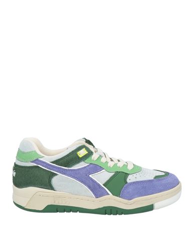 Diadora Heritage Woman Sneakers Sky Blue Size 8 Leather, Textile Fibers In Blue