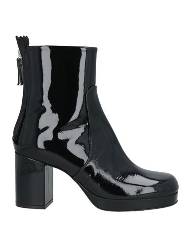 Agl Attilio Giusti Leombruni Agl Woman Ankle Boots Black Size 8 Leather In Black