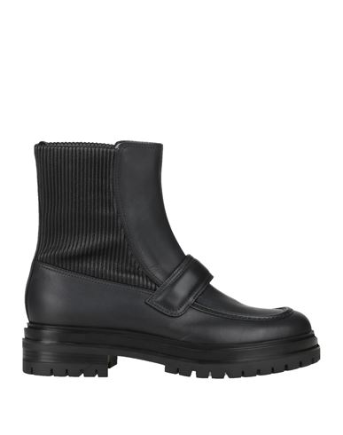 Gianvito Rossi Woman Ankle Boots Black Size 10 Leather In Black