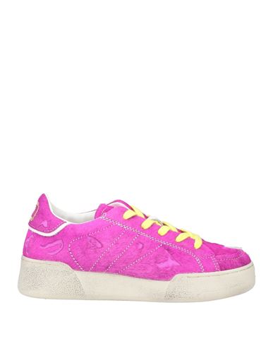 Monoway Woman Sneakers Mauve Size 8 Leather In Purple