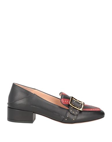 Bally Woman Loafers Black Size 4.5 Calfskin In Black