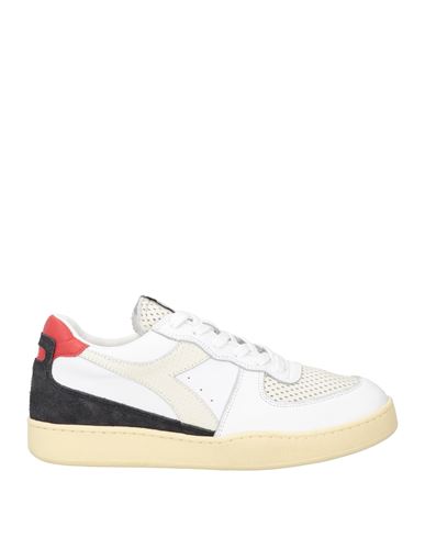 Diadora Heritage Man Sneakers White Size 8.5 Leather In White