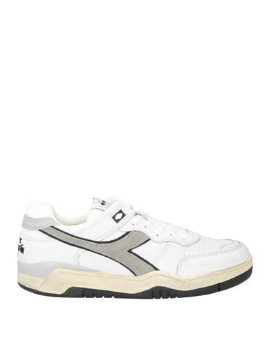 Diadora Heritage Man Sneakers White Size 10.5 Soft Leather In White