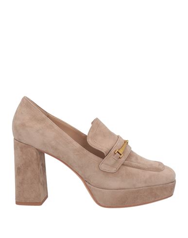 Lola Cruz Woman Loafers Light Brown Size 11 Leather In Beige