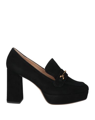 Lola Cruz Woman Loafers Black Size 9 Leather In Black