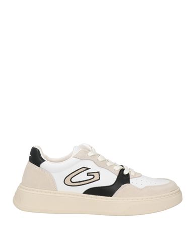 Alberto Guardiani Man Sneakers White Size 9 Leather In White