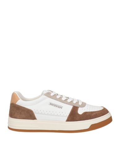 Docksteps Man Sneakers White Size 8 Leather In White
