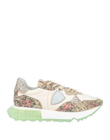 Philippe Model Woman Sneakers Blush Size 11 Leather, Textile Fibers In Pink