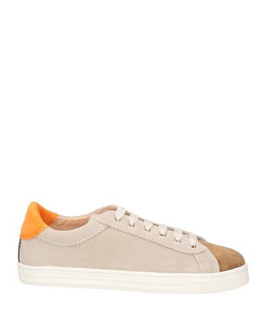 Agl Attilio Giusti Leombruni Agl Woman Sneakers Camel Size 8 Leather In Beige
