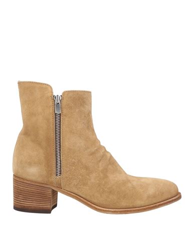 Officine Creative Italia Woman Ankle Boots Camel Size 9.5 Leather In Beige