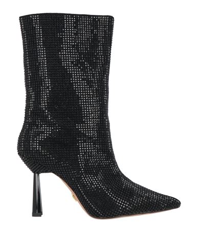 Lola Cruz Woman Ankle Boots Black Size 6 Leather In Black