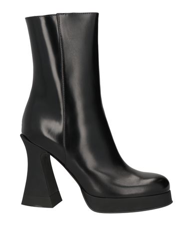 Agl Attilio Giusti Leombruni Agl Woman Ankle Boots Black Size 8 Leather In Black