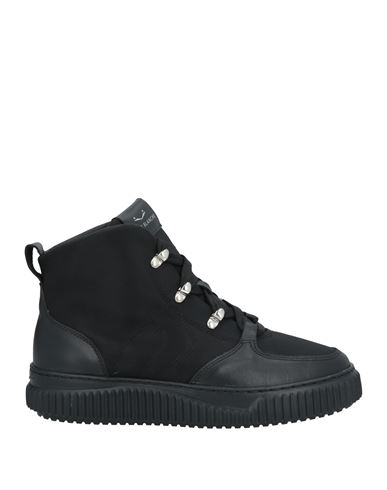 Shop Voile Blanche Woman Sneakers Black Size 8 Leather, Textile Fibers