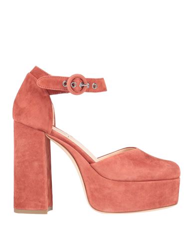 Agl Attilio Giusti Leombruni Agl Woman Pumps Pastel Pink Size 8 Leather In Pink