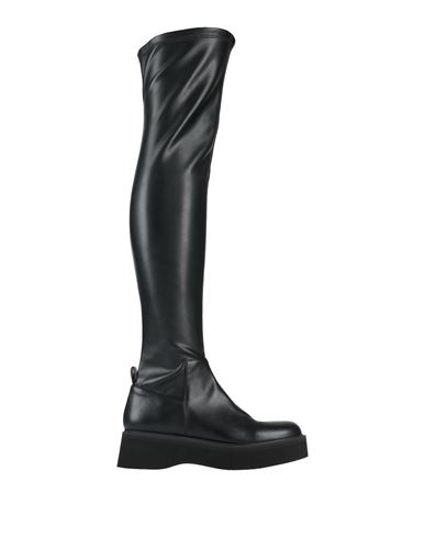 Paloma Barceló Woman Boot Black Size 7 Textile Fibers In Black