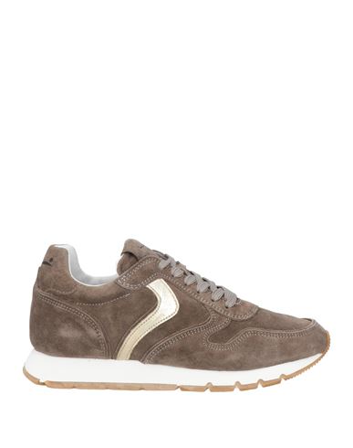 VOILE BLANCHE VOILE BLANCHE WOMAN SNEAKERS LEAD SIZE 6 LEATHER 