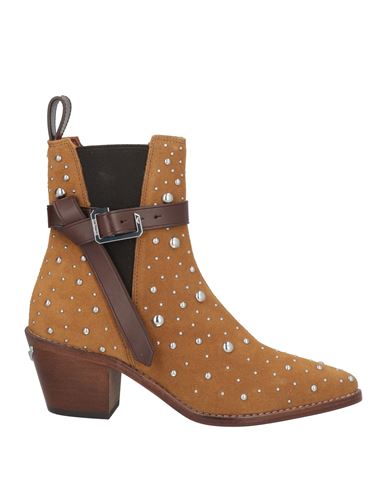 Zadig & Voltaire Woman Ankle Boots Camel Size 6 Leather In Beige