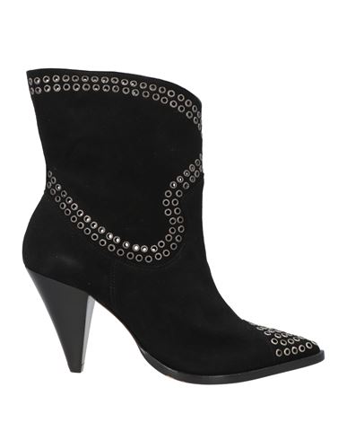 Gold & Rouge Woman Ankle Boots Black Size 7 Leather In Black