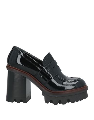 Agl Attilio Giusti Leombruni Agl Woman Loafers Black Size 7 Leather In Black