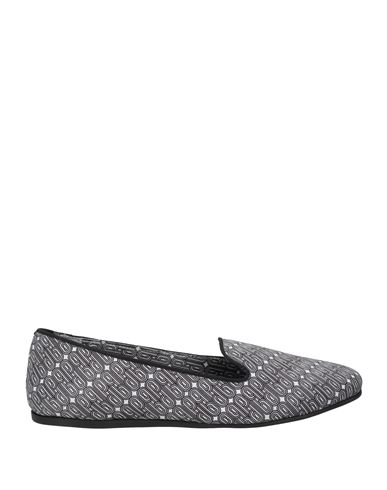Charles Philip Milano Woman Loafers Black Size 8 Textile Fibers In Black
