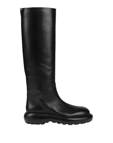 Jil Sander Woman Boot Black Size 8 Leather In Black