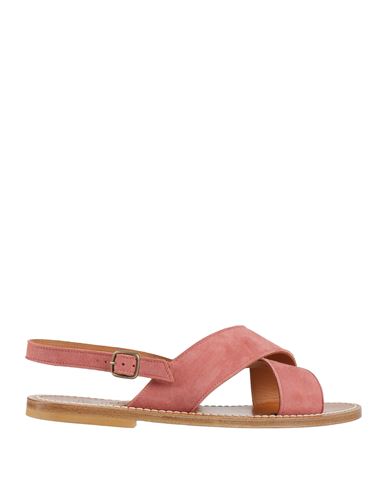 KJ KJ WOMAN SANDALS PASTEL PINK SIZE 8 LEATHER 